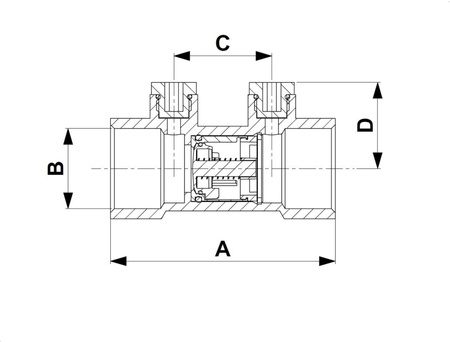 KFA zawór antyskażeniowy 1/2" 711-000-15