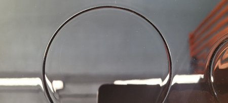 WYPRZEDAŻ: Tece przycisk spłukujący TECEloop do WC z tworzywa, czarny połysk 9240924a