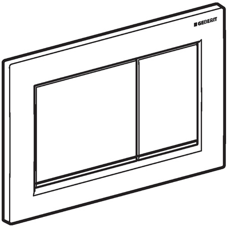 Geberit przycisk Omega 30 chrom, chrom mat-bł-chrom 115.080.KH.1