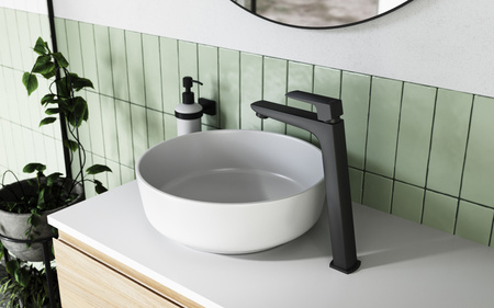 Ferro VITTO VerdeLine bateria umywalkowa nablatowa, czarny BVI2LVLBL