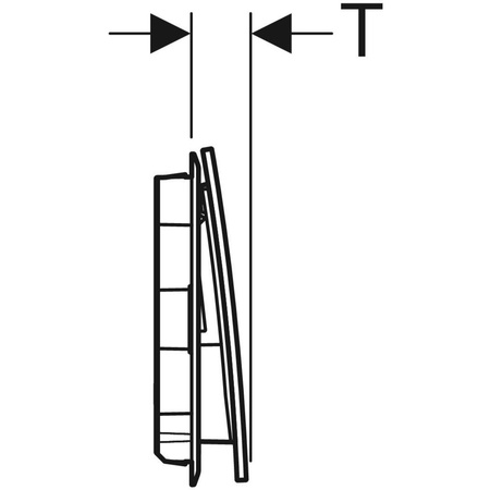 Geberit przycisk Sigma 70, czarny 115.622.SJ.1
