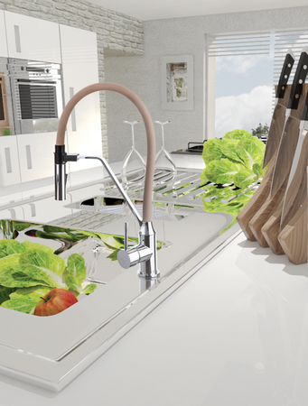 Invena bateria kuchenna Terra, beżowy BZ-54-L03-D