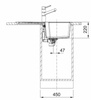 Franke zlewozmywak jednokomorowy wbudowywany Fragranit+ Urban UBG 611-78, kamienny szary 114.0687.273