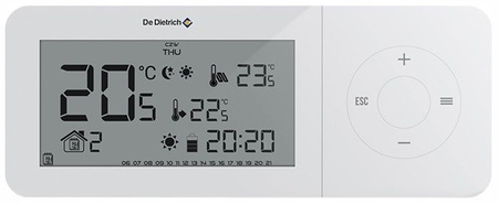 De Dietrich termostat pokojowy programowalny przewodowy AD247P 100012645P