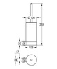 Grohe szczotka toaletowa (komplet) Selection, phantom black 41215KF0