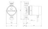 Grundfos pompa COMFORT 15-14-Bx PM80 230V 50HZ - cyrkulacyjna z zaworami 97916772