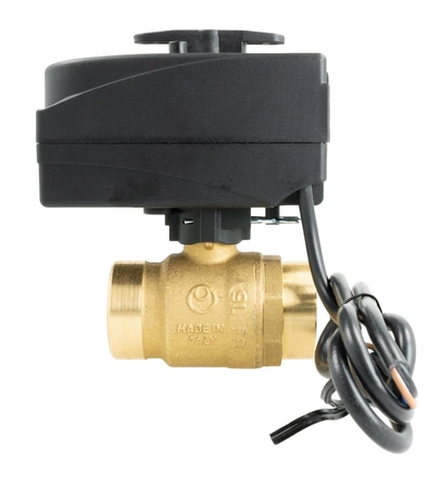 Afriso zawór 2-drogowy kulowy z siłownikiem BEV, DN25, Rp1", Kvs 60 m³/h, 24 V AC, NO 9022310