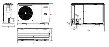 Beretta pompa ciepła monoblok HYDRO UNIT M 012T 20191958