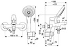 KFA bateria wannowa ścienna z natryskiem punktowym MORRIS chrom 5244-510-00