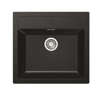Franke zlewozmywak jednokomorowy Sirius SID 610-49 onyx tectonite 114.0205.049