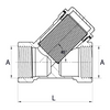 Diamond filtr skośny 3/4" ART.15-20.FILTR SK