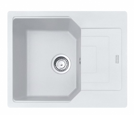 Franke zlewozmywak jednokomorowy wbudowywany Fragranite Urban UBG 611-62, biały polarny 114.0687.265