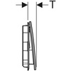 Geberit przycisk Sigma 70, czarny chrom 115.622.QD.1