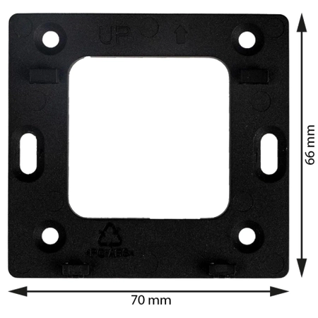 Engo natynkowy, internetowy regulator temperatury ZigBee/868 MHz zasilany bateryjnie 230V, czarny E25-BATB
