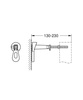 Zestaw stelaż podtynkowy Grohe Rapid SL do WC z przyciskiem Skate Cosmopolitan phantom black + mata Concept S178