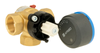 Afriso zawór mieszający 3-drogowy obrotowy ARV 382 Vario ProClick + siłownik elektryczny ARM 343 ProClick, DN20, Rp3/4", Kvs 3,5-9 1338254