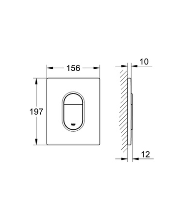 Grohe przycisk Arena Cosmopolitan, chrom 38844000