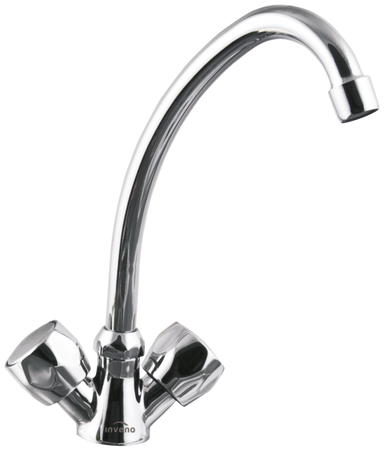 Invena bateria umywalkowo-kuchenna Modena, chrom BU-11-F0S-L