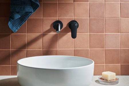 KFA bateria umywalkowa podtynkowa OTAVA czarny 5559-810-81