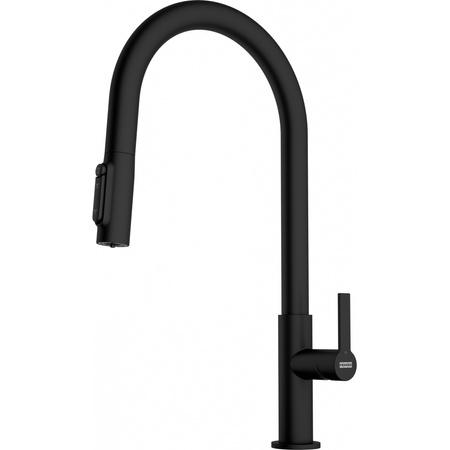 Franke bateria kuchenna filtrująca Maris Slim Clear Water J pull-out, czarny 120.0730.911