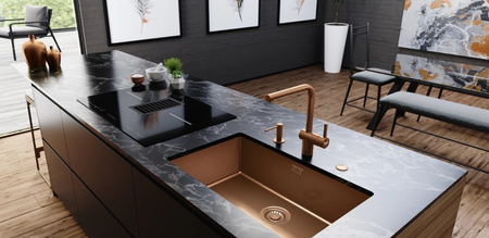 Franke włącznik pneumatyczny do młynka Turbo Elite, miedziany 112.0664.348