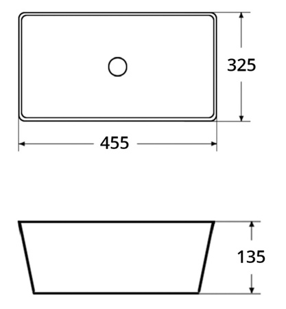 Lavita umywalka nablatowa Costa 5908211479439