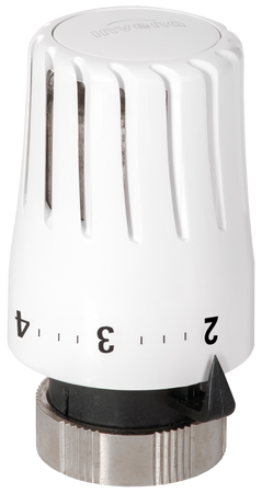 Invena głowica termostatyczna mini 2 M30X1.5 PROV z blokadą temperatury, biała CD-73-015-X
