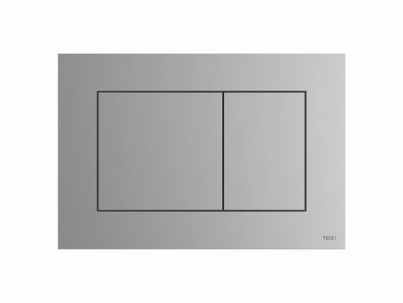 Zestaw 3w1 stelaż podtynkowy do WC Tece z przyciskiem (chrom mat) + mata S082