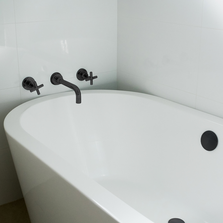 Wirquin syfon wannowy samoczyszczący quick-clac, czarny mat 30724120