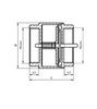 KFA zawór zwrotny 3/4" mosiężny grzybek 710-010-20