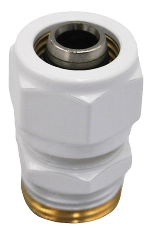 Vario Term złączka zaciskowa GZ 1/2'' x 16 x 2 PEX, biała R187MX048-06