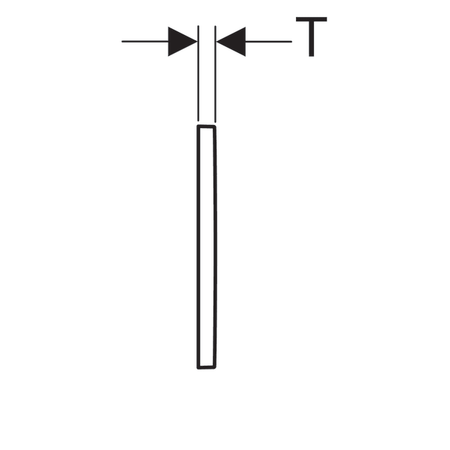 Geberit przycisk uruchamiający Omega 30, przedni, chrom mat, easy-to-clean 115.080.JQ.1