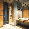 Valvex bateria umywalkowa stojąca, nablatowa, wysoka Loft, czarny mat 2455910