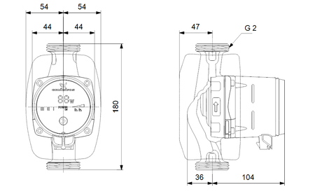 Grundfos pompa obiegowa Alpha1 32-80 1x230V 99199597