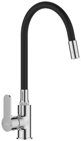 Invena bateria kuchenna Ksanti, chrom/czarny BZ-37-008-L