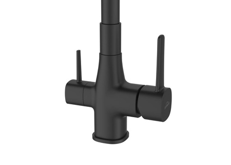 Invena bateria kuchenna z filtrem Glamour, czarny BZ-02-F04-V