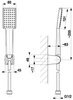 KFA natrysk punktowy Logon, czarny 841-230-81