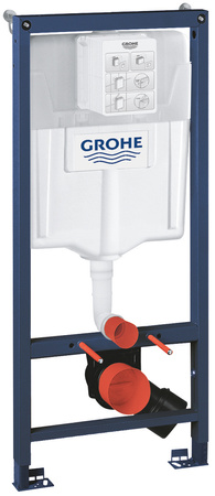 Zestaw stelaż podtynkowy Grohe Rapid SL do WC z przyciskiem Skate Cosmopolitan phantom black + miska WC z deską Lavita + mata Concept S175