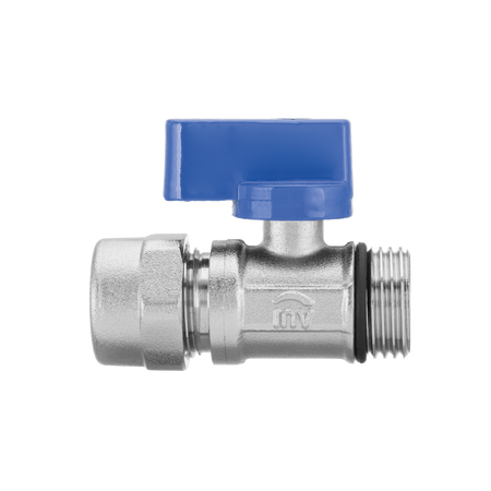 Invena zawór kulowy MINI PROV z dławikiem ze złączką pex 1/2"x1/2" ZK-57-N15-C