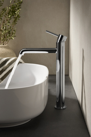 KFA bateria umywalkowa nablatowa Moza Mini (25 mm), chrom + click clack 5032-632-00