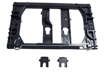 WYPRZEDAŻ: Geberit przycisk uruchamiający Geberit Delta 50, przedni, czarny połysk 115.119.DW.1