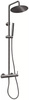 Ferro zestaw natryskowy z deszczownią CIRICULUS, gun metal NP85-BCK7UGM