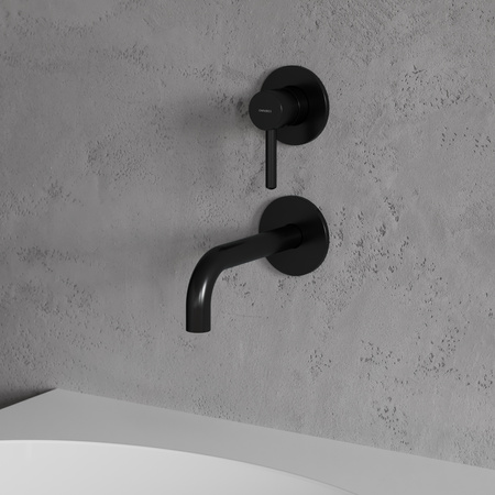 Omnires bateria umywalkowa podtynkowa Y czarny Y1215NBL