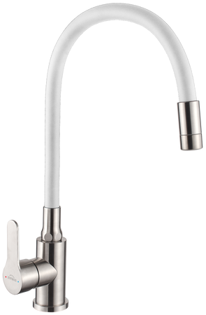 Invena bateria kuchenna Ksanti Inox, inox/biały BZ-37-I02-L