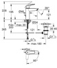 Grohe bateria umywalkowa Eurosmart rozmiar M czarny mat 23393243E