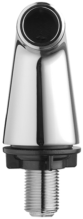 Invena kolanko okrągłe do baterii wannowej, chrom LA-46-C01-L