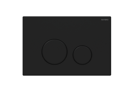 Zestaw stelaż podtynkowy Geberit UP320 do WC z przyciskiem Cortado czarny mat + miska WC Sofi Slim z deską Lavita S197