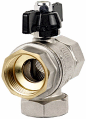 Samee EKO FILTRO MAG - zawór odcinający z magnesem i filtrem wbudowanym w kuli 3/4" (motyl) - pełny przepływ S3171K05