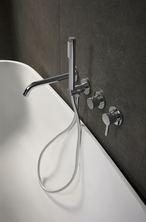 KFA zestaw wannowy podtynkowy z baterią 3-otworową 2-funkcyjną MOZA, chrom 5039-411-00