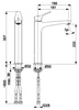 KFA bateria umywalkowa nablatowa ze spustem typu klik-klak MORRIS chrom 5242-712-00